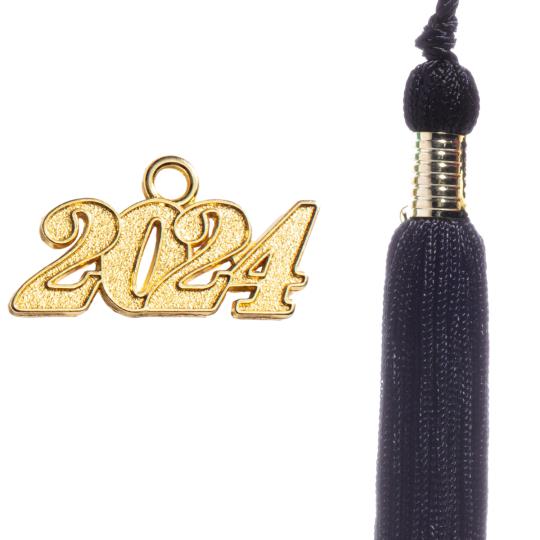 2024 Graduation Tassel and Charm Set Alphabet U